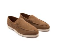 Thomas Crick Men's 'Fenway' Suede Leather Slip-on Casual Loafer Shoes in Light Brown | Size: 7 Thomas Crick Light Brown 7