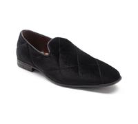 Thomas Crick Men's 'Gamble' Velvet Dress Loafers Slip On Shoes in Black | Size: 11 Thomas Crick Black 11