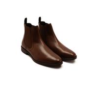Thomas Crick Men's Griffin Slip-On Formal Men's Chelsea Boots in Brown | Size: 8 Thomas Crick Brown 8