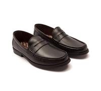 Thomas Crick Men's 'Lakeland' Slip-on Formal Leather Loafer Shoes in Black | Size: 11 Thomas Crick Black 11