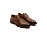 Thomas Crick Men's Lanner Leather Formal Derby Shoes in Tan | Size: 10 Thomas Crick Tan 10