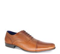 Thomas Crick Men's Leather Lace Up Oxford Shoes in Tan | Size: 12 Thomas Crick Tan 12