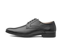 Thomas Crick Mens 'Ormond' Derby Shoes, Formal Stylish and Comforable with Elegant Lace-up Detail, Long-Lasting with Exquisite Quality Leather (Black/Tan)