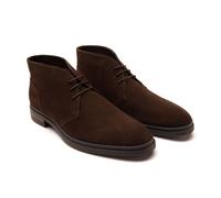 Thomas Crick Men's Santiago' Suede Leather Chukka Ankle Lace-up Boots in Brown | Size: 12 Thomas Crick Brown 12