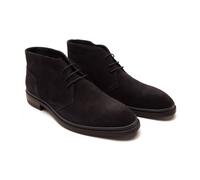 Thomas Crick Men's Santiago' Suede Leather Chukka Ankle Lace-up Boots in Navy | Size: 10 Thomas Crick Navy 10