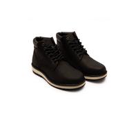 Thomas Crick Men's Wells Leather Ankle Lace Up Boots in Black | Size: 12 Thomas Crick Black 12