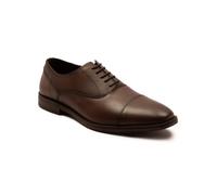 Thomas Crick Merlin Men's Formal Shoes, Genuine Leather, Oxford Lace-Up Shoes for Men Brown