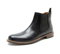 Thomas Crick Red Tape Crick Bateman Pull on Chelsea Mens Leather Boots - Black - 11 UK
