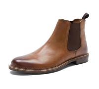 Thomas Crick Red Tape Crick Bateman Pull on Chelsea Mens Leather Boots - Tan - 8 UK
