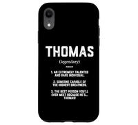 Thomas Definition Funny Talented Great Tom Cosplay Thomas Case for iPhone XR