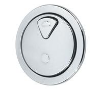 Thomas Dudley 73.5Mm Round Vantage Dual Flush Round Push Button 327732, Chrome