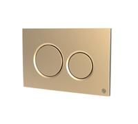 Thomas Dudley Dudley Drift Dualflush Pneumatic Flush Plate - Satin Brass - Pspill375049