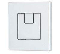 Thomas Dudley Vantage Piazza Dual Flush Square 73.5mm Pneumatic Push Button Chrome 327734