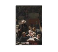 Thomas Eakins Poster Work《The Gross Clinic》 Canvas Wall Art Picture Prints Hanging Photo Idea Decor Homes Artworks 24x36inch(60x90cm)