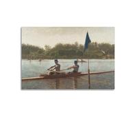 Thomas Eakins TBiglen Brothers Turning The Stake Art Poster Trendy Artwork Canvas Prints Classic Wall Painting Decor for Modern Homes 08x12inch(20x30cm)
