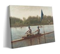 Thomas Eakins-TBiglen Brothers Turning The Stake Outstanding Works Poster Picture Print Canvas Wall Paint Arts Decor Modern Home Artworks Idea 24x36inch(60x90cm)