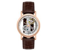 Thomas Earnshaw Men's 43mm Fowler Bridge Automatic Rose Gold Watch with Leather Strap ES-8225-03