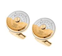 Thomas Earnshaw Silver/Gold Rotor Cufflinks