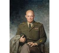 Thomas Edgar Stephens Dwight D Eisenhower Large Art Print Poster Wall Decor Premium Mural