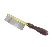 Thomas Flinn Pax Taytools 6 Inch Gent Dovetail Saw, Solid Rolled Brass Back, 20 TPI, 1-5/8 Inch Wide Plate, Walnut Handle