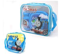 Thomas & Friends 3 Piece Thermal Lunch Bag Set Childrens Carrier Lunch Box with Bottle for School