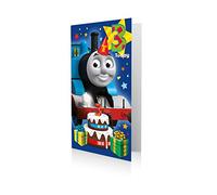 thomas & friends, age 3, birthday card