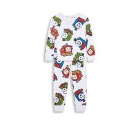 Thomas & Friends Boys Pyjama Set - Soft Long-Sleeve Top & Bottoms, Character All-Over Print, Cosy Kids Sleepwear, Comfortable PJs, Gifts for Boys, Machine Washable Grey