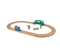 Thomas & Friends FHM64 Wood 5-in-1 Starter Set, Thomas the Tank Engine Toy Train Set, wooden Train Set, 3 Year Old