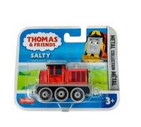 Thomas & Friends Fisher-Price Salty Push Along 3" Die-cast Train Engine, Metal Collection