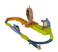 Thomas & Friends Fisher-Price Thomas Super Loop Lance and Sarrow Train, Almost 5m Long Track with Motorized Train, Toy for Kids 3+ Years, HMB93