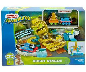 Thomas & Friends FJP85 Robot Rescue Set, Thomas the Tank Adventures Toy TrainSet