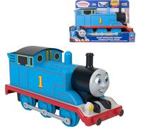 Thomas & Friends Giant Whistling Thomas Engine from Fisher-Price | Large-Scale Toy Train with Storage Compartment, Press on the Steam Dome to Hear Train Whistle, For Preschoolers, JRW12
