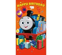 Thomas & Friends Happy Birthday Card For Him, Nephew, Son, Cousin, Cute Cartoon Design, Thomas the Tank Engine