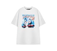 THOMAS & FRIENDS Mens T-Shirt Optons| Thomas 1945 Graphic Tee | Classic Short Sleeve Cartoon Top | Crew Neck Retro Apparel | Thomas The Tank Engine Merchandise