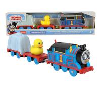 Thomas & Friends Motorised Train Playset Engine With 2 Railway Trucks Wagons