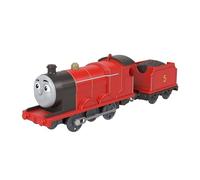Thomas & Friends Motorized Toy Train, Classic James Battery-Powered Engine & Cargo Car, Storytelling Play for Preschoolers, JGF95