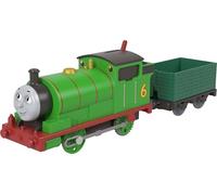 Thomas & Friends Motorized Toy Train, Classic Percy Battery-Powered Engine & Cargo Car, Storytelling Play for Preschoolers, JGF94