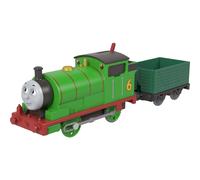 Thomas & Friends Motorized Toy Train, Classic Percy Battery-Powered Engine & Cargo Car, Storytelling Play for Preschoolers, JGF94