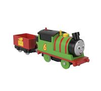 Thomas & Friends Motorized Toy Train Percy Battery-Powered Engine with Tender for Pretend Play Preschool Kids Ages 3+ Years, HDY60