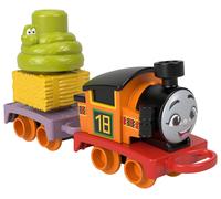 Thomas & Friends Toddler Toy My First Nia Push-Along Train with Stacking Cargo for Kids Ages 18+ Months, HYG34
