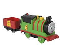 Thomas & Friends Motorized Toy Train Percy Battery-Powered Engine with Tender for Pretend Play Preschool Kids Ages 3+ Years, HDY60