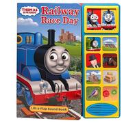 Thomas & Friends: Railway Race Day Lift-a-Flap Noisy Sound Book - PI Kids