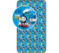 Jerry Fabrics Thomas and Friends Cotton Kid's Fitted Sheet, Multi-Colour, 90 x 200 cm