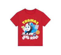 THOMAS & FRIENDS Thomas The Tank Engine T-Shirt, Percy & Rosie Boys T Shirt, Short Sleeve Kids T Shirt, Ages 1 to 8 Years