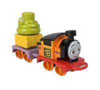 Thomas & Friends Toddler Toy My First Nia Push-Along Train with Stacking Cargo for Kids Ages 18+ Months, HYG34