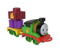 Thomas & Friends Toddler Toy My First Percy Push-Along Train with Stacking Cargo for Kids Ages 18+ Months, HXP53