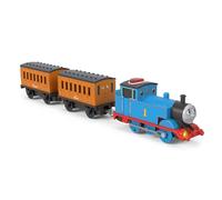 Thomas & Friends Toy Train, Motorized Talking Engine & Cargo Car/Tender Featuring Thomas from the Classic Series & All Engines Go, JDF25