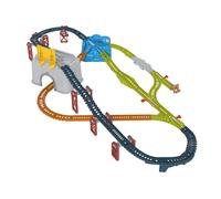 Thomas & Friends Toy Train Tracks Set Connect & Build Bucket 34-Piece Expansi...
