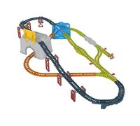 Thomas & Friends Toy Train Tracks Set, Connect & Build Bucket, 34-Piece Expansion Pack for Diecast & Motorized Trains, Kids Ages 3+ Years, HNP81