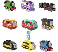 Thomas & Friends Toy Trains Sodor Cup Racers Set of 9 Diecast Push-Along Engines for Preschool Kids Ages 3+ Years, HDY68